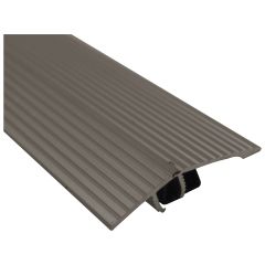 Cinch 36" x 1-1/2" Mocha Fluted Reducer With Snaptrack