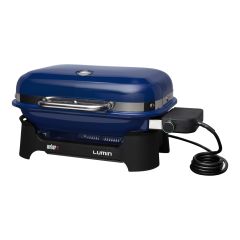 Weber Lumin Electric Grill Compact Deep Ocean Blue