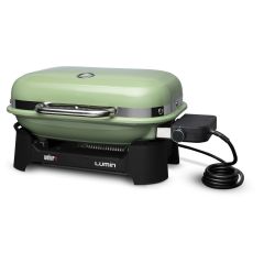 Weber Lumin Electric Grill Compact Seafoam Green