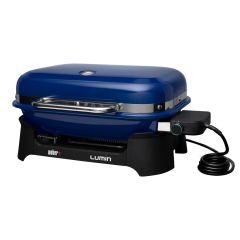 Weber Lumin Electric Grill Deep Ocean Blue