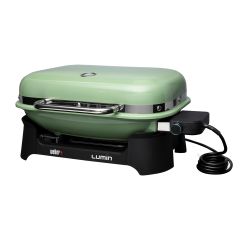 Weber Lumin Electric Grill Seafoam Green