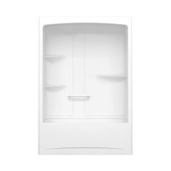 Camelia Alcove Right-Hand Drain 1-Piece Tub Shower