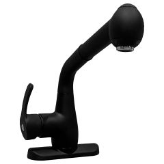 Laundry Faucet Single Handle-Black Matte