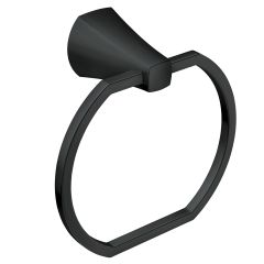 Lindor Towel Ring Matte Black