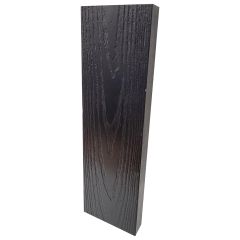 5/4"x4"x12' Black Ultra-Light Wood Trims