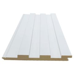 1/2" x 5-3/8" x 8" Primed MDF Slatwall Paneling