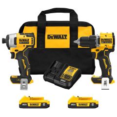 Dewalt 20V MAX Brushless Compact Drill/Impact Driver Kit