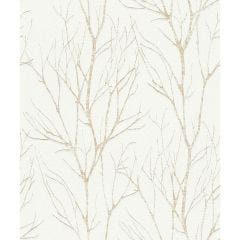 Diani Gold Metallic Tree Wallpaper