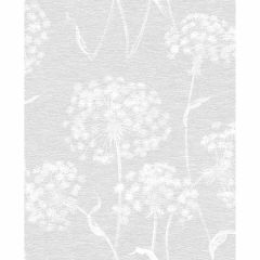 Carolyn Light Grey Dandelion Wallpaper