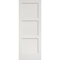 36" x 80" 3 Panel Shaker Interior Door