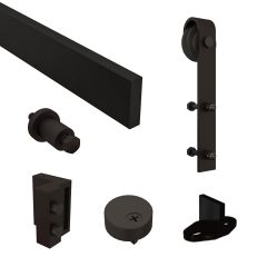 Sliding Kit 630 Black Track And Hardware 78-3/4''