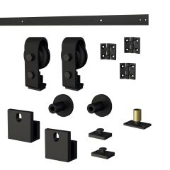 Sliding Kit 685 Black Track And Hardware 78-3/4"