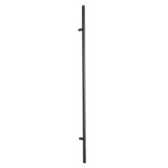 3/4'' Diameter Black Wrought Iron Long Handle 39-3/8''