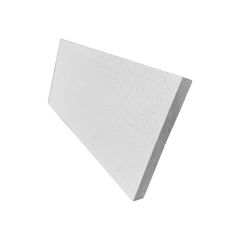 1" x 6" Random Length Trim-Rail White