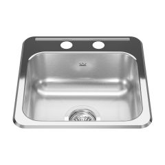 Stainless Steel Bar Sink Top Mount Single