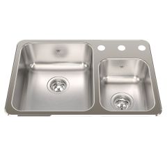 Stainless Steel Kitchen Sink Offset Bowl