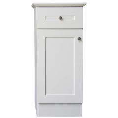 14.5" Classic White Floor Cabinet