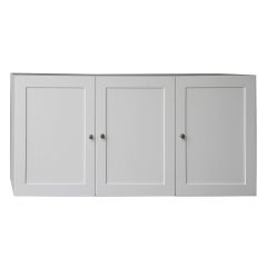 Classic White 3 Door Laundry Storage Cabinet