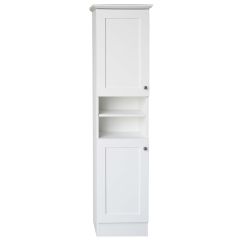 15.1" Classic White Floor Cabinet