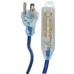 16/3 Blue Block Heater Extension Cord 4.57M