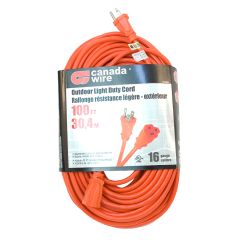 16/3 Indoor/Outdoor Orange Extension Cord 30.48M