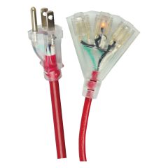 14/3 Outdoor Triple Tap Extension Cord 15.24M