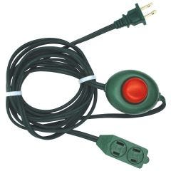 16/2 2 Prong 3 Outlet Indoor Extension Cord 3.04M