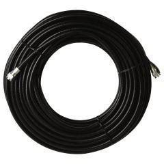 50' RG6 Coaxial Cable With Ground Wire-Black
