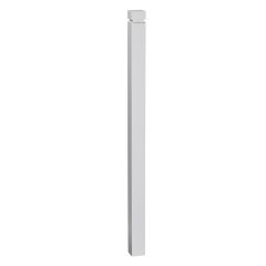 2-1/2" x 2-1/2" x 44" Square White Newel