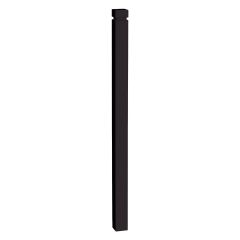 2-1/2" x 2-1/2" x 44" Square Matte Black Newel