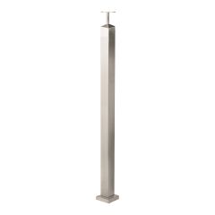 2" Newel 34-1/2" Or 36" Square Stainless Steel