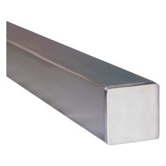 1-5/8" x 96" Square Stainless Steel Handrail