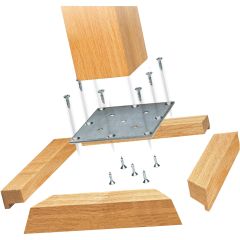 Square Oak Mounting Plate