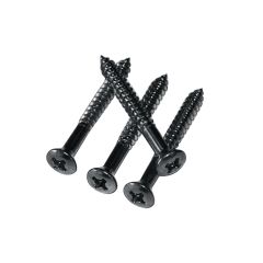 1" Screws For Floor Trim-Matte Black