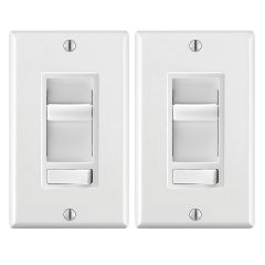 SureSlide Slide Dimmer With Preset Switch White-2/Pack