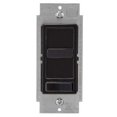 SureSlide Slide Dimmer With Preset Switch Black