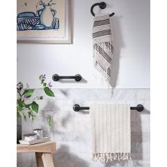 Mikah 3 Piece Bath Kit-Matte Black