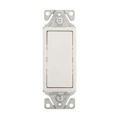 White Decorator Lighted Switch 15A 120/277V 1P