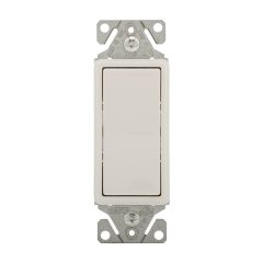 White 3-Way Decorator Lighted Switch 15A 120/277V