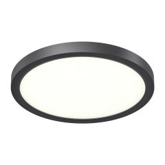 Plafonnier Mince LED 5CCT 12" - Noir