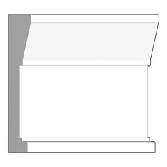 Primed MDF Header #45 1-1/2" x 5-1/2" x 12'