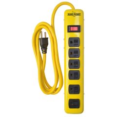 Yellow Jacket 6 Outlet 6 Ft Workshop Power Strip