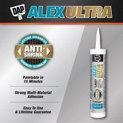 DAP Alex Ultra Advanced Anti-Shrink Sealant- White 300ml