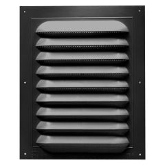 11" X 14" Standard Rectangular Gable Vent- Black
