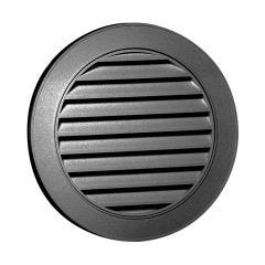 19" Round Gable Vent Bulk- Black