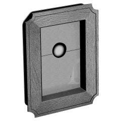 Split Block Scalloped Bulk- Black