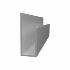 Slat/Rib 3/4" J-Trim Gray 10'