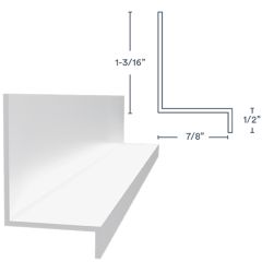 Trusscore Base Trim White 10'