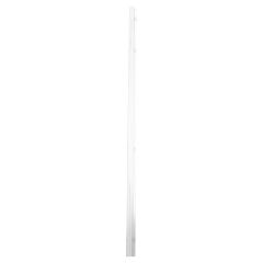 DIY Foldable Door Seals White Aluminum Ribbed Rubber Seal