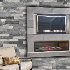 Stacked Slate Panel 6 Sq-ft- Alaska Grey